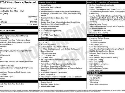 Used 2019 MAZDA MAZDA3 Preferred