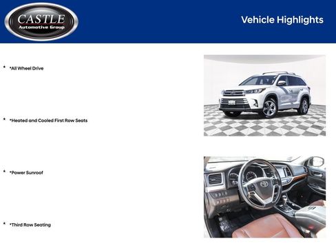 Used 2017 Toyota Highlander Limited AWD/4WD image 4