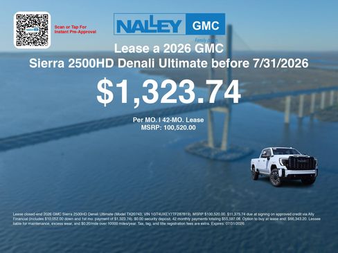 New 2026 GMC Sierra 2500 Denali Ultimate AWD/4WD image 3