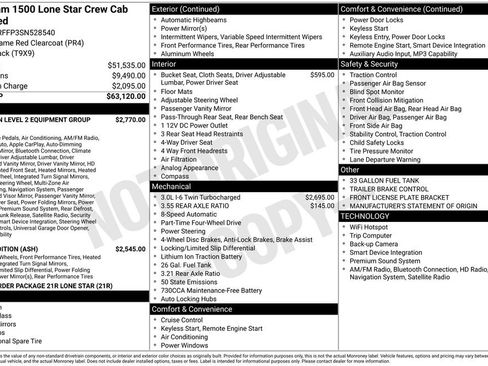 Used 2025 RAM 1500 Lone Star AWD/4WD image 5