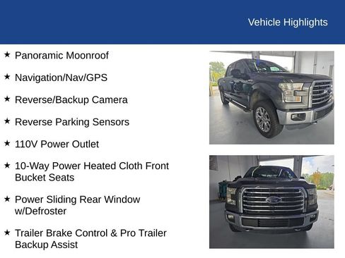 Used 2016 Ford F150 XLT w/ Equipment Group 302A Luxury AWD/4WD image 11