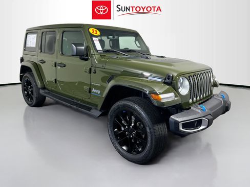 Used 2023 Jeep Wrangler Unlimited Sahara w/ Cold Weather Group image 1