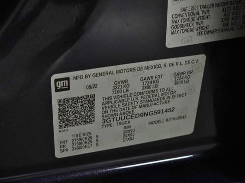 Used 2022 GMC Sierra 1500 Elevation w/ Preferred Package AWD/4WD image 33