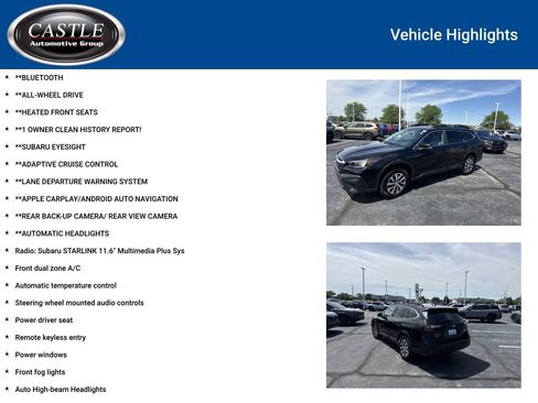 Used 2021 Subaru Outback Premium w/ Popular Package #1 AWD/4WD image 3