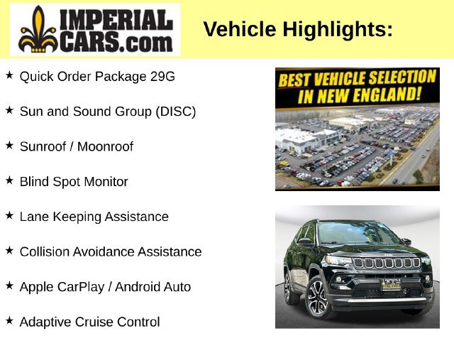 Used 2023 Jeep Compass Limited w/ Sun and Sound Group AWD/4WD image 8