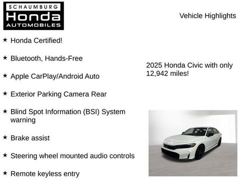 Used 2025 Honda Civic Sport image 14
