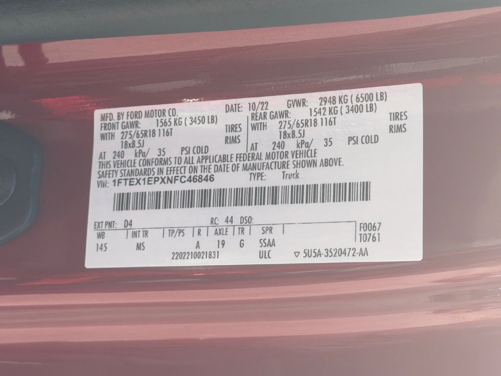 Used 2022 Ford F150 XLT AWD/4WD image 31