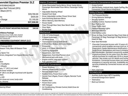 Used 2019 Chevrolet Equinox Premier AWD/4WD image 3