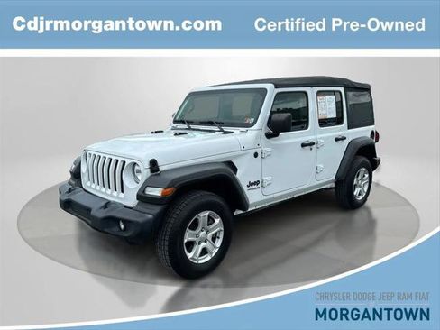 Certified 2022 Jeep Wrangler Unlimited Sport AWD/4WD image 1