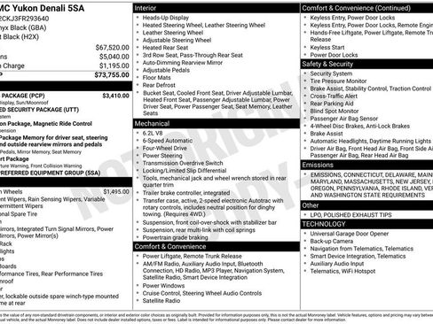 Used 2015 GMC Yukon Denali w/ Touring Package image 5