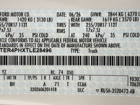 New 2026 Ford Ranger XL AWD/4WD image 41