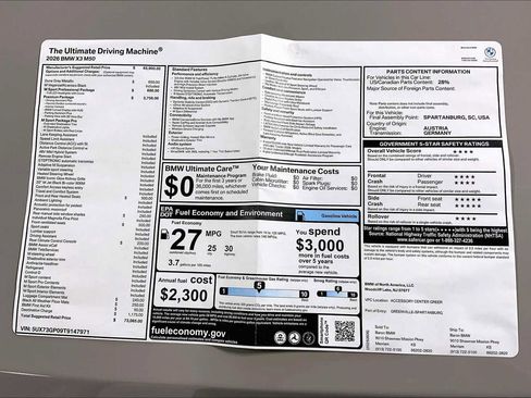 New 2026 BMW X3 M50 w/ Premium Package image 22