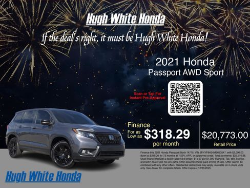 Used 2021 Honda Passport Sport image 3