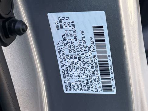 Certified 2026 Honda Odyssey Touring image 22