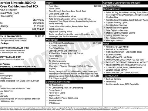 Used 2024 Chevrolet Silverado 2500 Custom w/ Custom Value Package AWD/4WD image 10