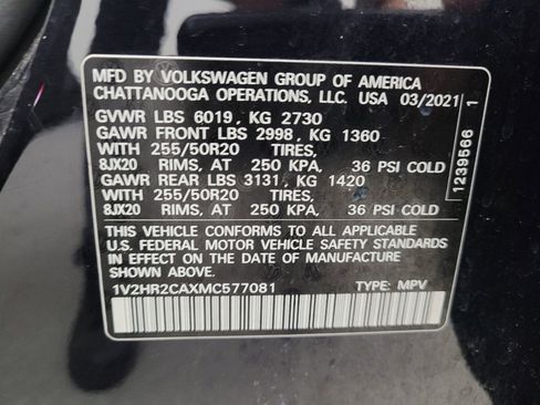 Used 2021 Volkswagen Atlas SE AWD/4WD image 33