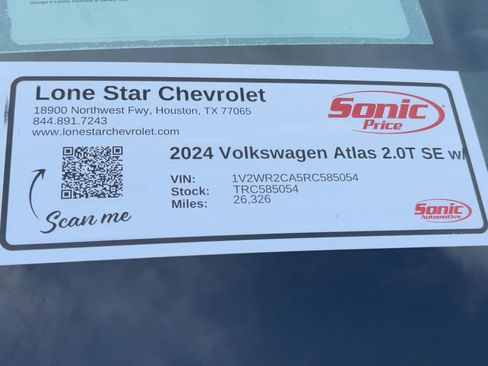 Used 2024 Volkswagen Atlas SE image 32