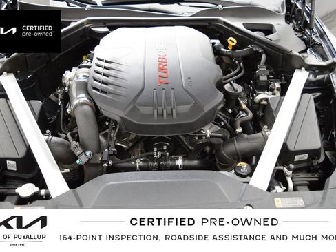 Certified 2022 Kia Stinger GT2 w/ Red Interior Color Package RWD image 21