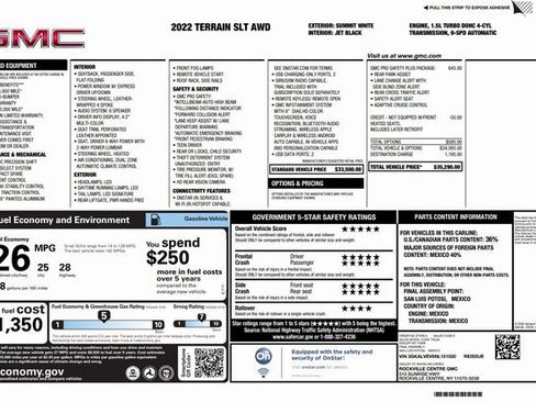 Used 2022 GMC Terrain SLT image 3