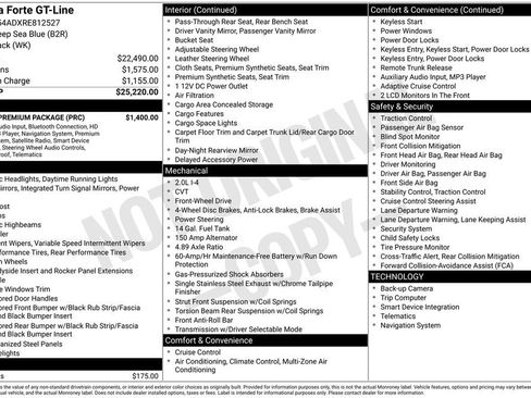 Used 2024 Kia Forte GT-Line w/ GT-Line Premium Package image 7