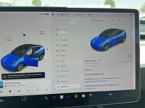 Used 2021 Tesla Model Y Long Range AWD/4WD image 7
