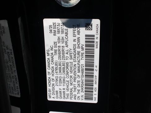 Certified 2025 Honda CR-V EX-L image 39