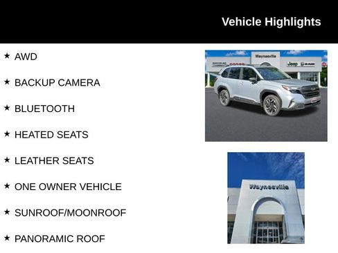 Used 2025 Subaru Forester Limited AWD/4WD image 2