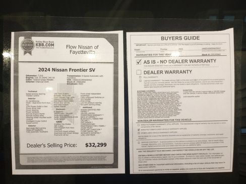 Used 2024 Nissan Frontier SV w/ SV Convenience Package image 33