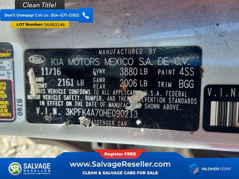 Used 2017 Kia Forte LX FWD image 16