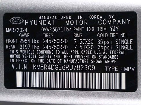 Used 2024 Hyundai Palisade SEL w/ Premium Package image 55