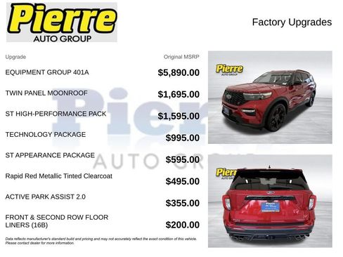 Certified 2023 Ford Explorer ST w/ Equipment Group 401A image 13