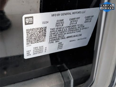 Used 2024 Chevrolet Tahoe High Country w/ Advanced Technology Package image 19