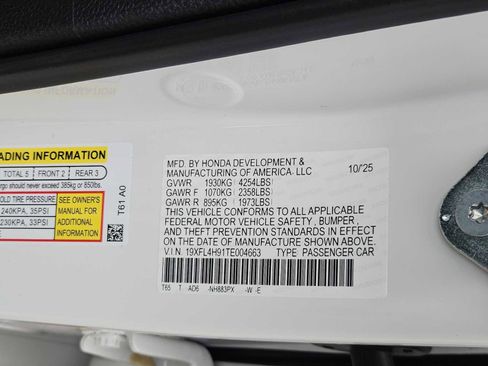 New 2026 Honda Civic Sport Touring image 25