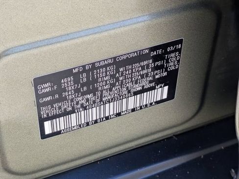 Used 2018 Subaru Outback 2.5i Touring w/ Protection Package #1 AWD/4WD image 29