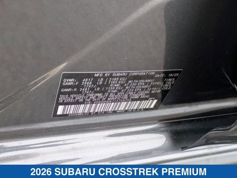 Certified 2026 Subaru Crosstrek 2.0i Premium image 29