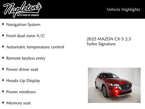 New 2025 MAZDA CX-5 Signature AWD/4WD image 15