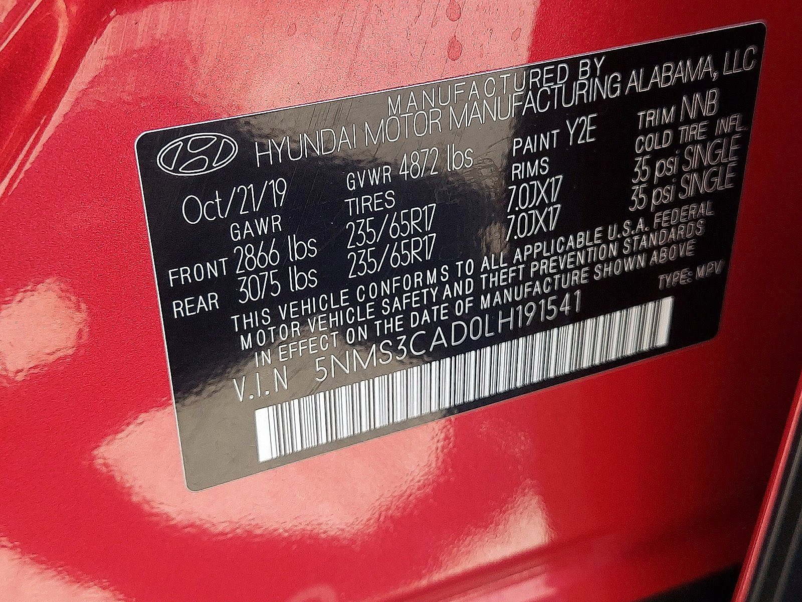 Used 2020 Hyundai Santa Fe SEL AWD/4WD image 24