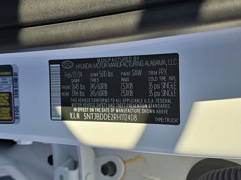 Used 2024 Hyundai Santa Cruz SEL image 35