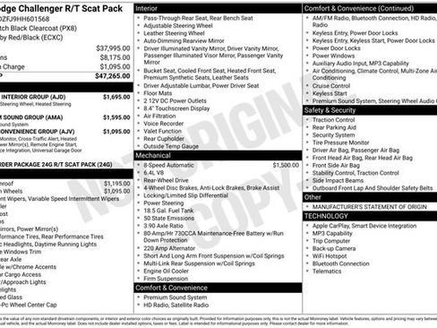 Used 2017 Dodge Challenger R/T Scat Pack w/ Leather Interior Group image 9