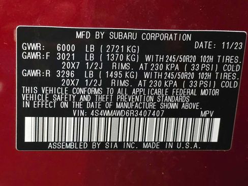 Used 2024 Subaru Ascent Touring AWD/4WD image 32