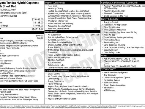 Used 2024 Toyota Tundra Capstone AWD/4WD image 3