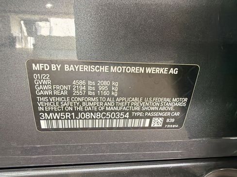 Used 2022 BMW 330i Sedan w/ Premium Package 2 image 11