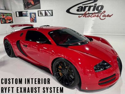 Used 2008 Bugatti Veyron custom interior, Ryft exhaust