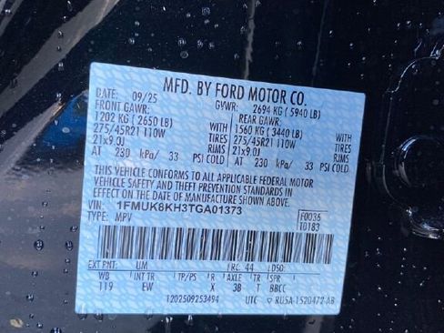 New 2026 Ford Explorer ST-Line w/ ST-Line Street Pack image 25