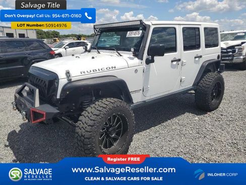 Used 2015 Jeep Wrangler Unlimited Rubicon w/ Connectivity Group AWD/4WD image 1