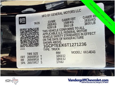 New 2026 Chevrolet Colorado Trail Boss AWD/4WD image 27
