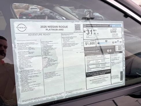 New 2026 Nissan Rogue Platinum w/ Platinum Premium Package AWD/4WD image 13