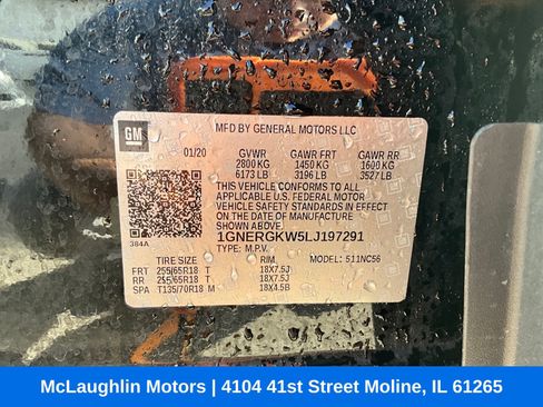 Used 2020 Chevrolet Traverse LT image 16