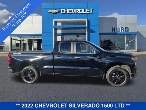 Certified 2022 Chevrolet Silverado 1500 Custom w/ LPO, Blackout Package image 3