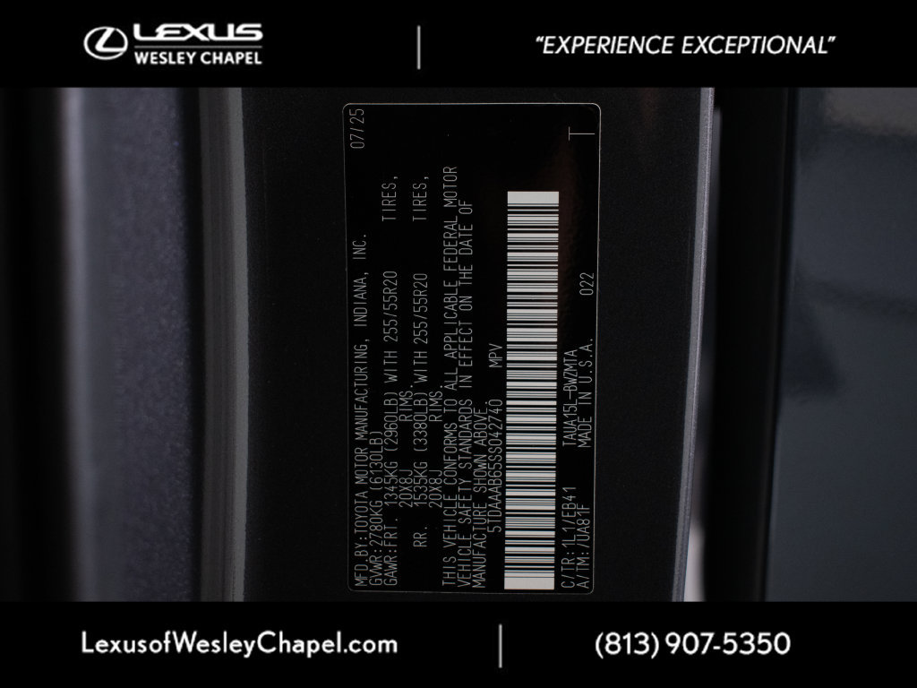 Certified 2025 Lexus TX 350 AWD w/ Technology Package image 28